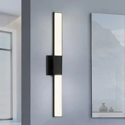 Sonneman Planes™ 2 - Light Led Dimmable Hardwired Wallchiere In Satin White
