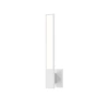 Sonneman Planes™ 2 - Light Led Dimmable Hardwired Wallchiere In Satin White