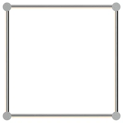 Sonneman Purolinear 24.75" Wide 4-light Satin Chrome Led Wall Bar
