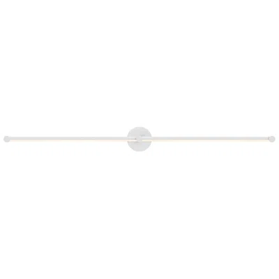 Sonneman Purolinear 49.25" Wide 2-light Satin White Led Wall Bar