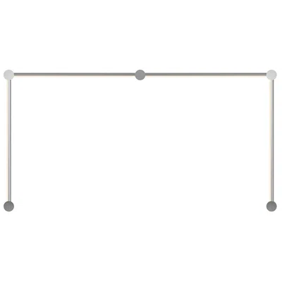 Sonneman Purolinear 49.25" Wide 4-light Polished Chrome Led Wall Bar