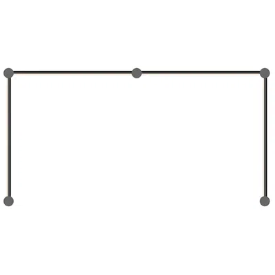 Sonneman Purolinear 49.25" Wide 4-light Satin Black Led Wall Bar