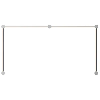 Sonneman Purolinear 49.25" Wide 4-light Satin Chrome Led Wall Bar