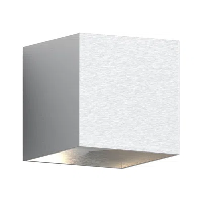 Sonneman Qb 5.25 " High  Large Natural Anodized Wall Sconce