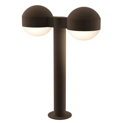 Sonneman Reals® Integrated Led Metal Bollard Light In Textured Bronze