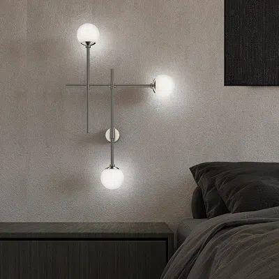 Sonneman Sabon™ 1 - Light Led Dimmable Armed Sconce In Satin Nickel