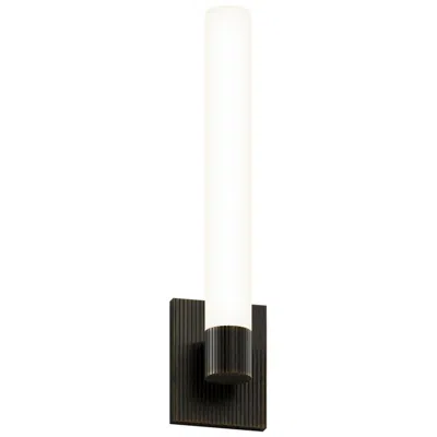 Sonneman Scepter 19.5" High Black Brass 2700k Led Sconce