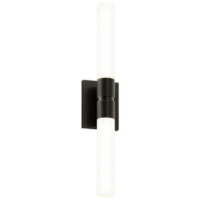 Sonneman Scepter 24" High Black Brass 2700k Led Vanity Light