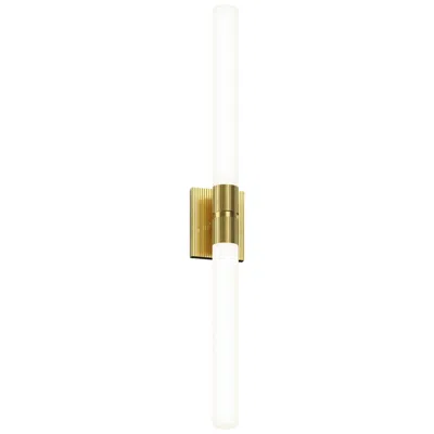 Sonneman Scepter 36" High Satin Brass 2700k Led Vanity Light