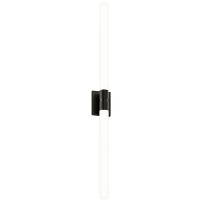 Sonneman Scepter 48" High Black Brass 2700k Led Vanity Light