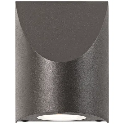 Sonneman Shear 4 3/4"h Textured Bronze Led Outdoor Wall Light
