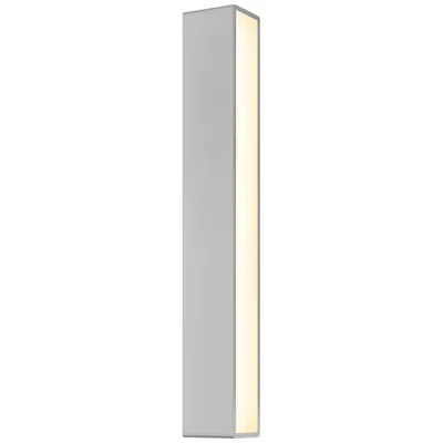 Sonneman Sideways 24" High Textured Gray Led Outdoor Wall Light