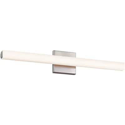 Sonneman Sq-bar 24" Wide Satin Nickel Led Bath Light