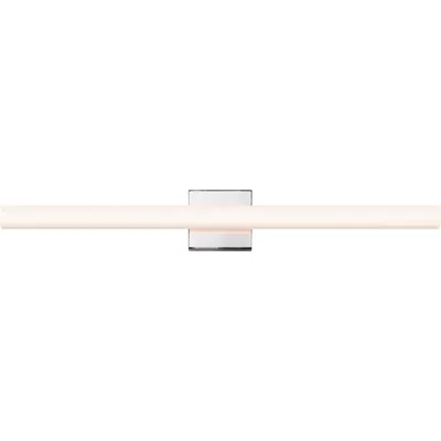 Sonneman Sq-bar 32" Wide Polished Chrome Led Bath Light