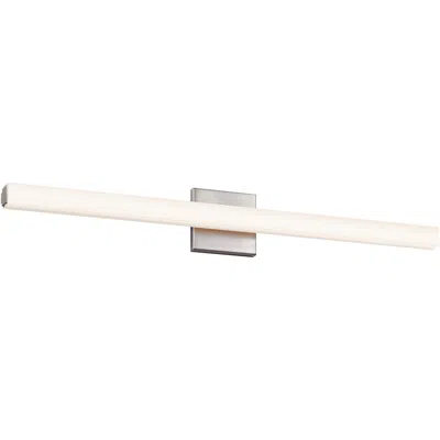 Sonneman Sq-bar 32" Wide Satin Nickel Led Bath Light