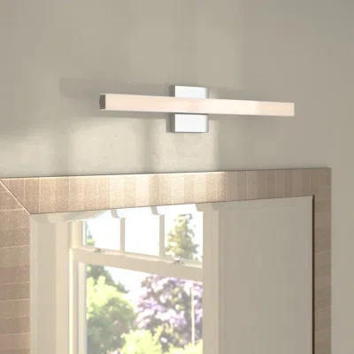 Sonneman Sq-bar Led Vanity Light - 24" In Polished Chrome