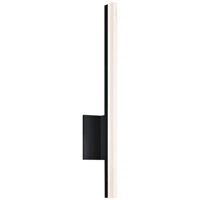 Sonneman Stiletto 23 3/4"h Satin Black Dimmable Led Wall Sconce