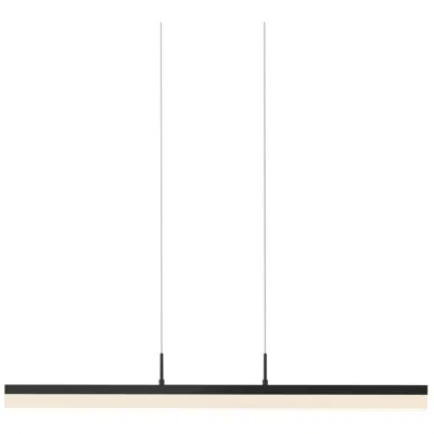 Sonneman Stiletto 32 1/2"w Satin Black Led Linear Pendant