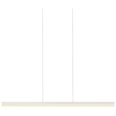 Sonneman Stiletto 44 1/4"w Satin White Led Linear Pendant