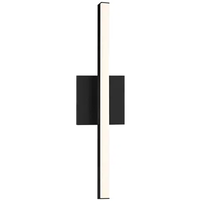 Sonneman Stix 17 1/4" High Satin Black Led Wall Sconce