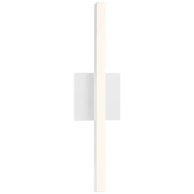 Sonneman Stix 17 1/4" High Satin White Led Wall Sconce