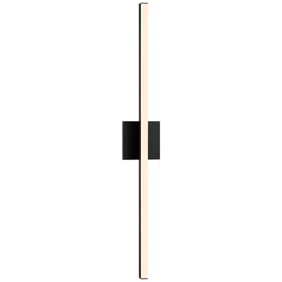 Sonneman Stix 32 1/4" High Satin Black Led Wall Sconce