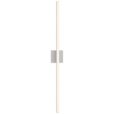 Sonneman Stix 40" High Bright Satin Aluminum Led Wall Sconce