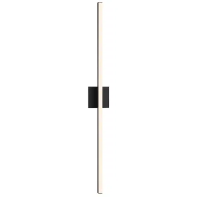 Sonneman Stix 40" High Satin Black Led Wall Sconce