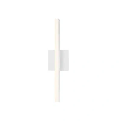 Sonneman Stix Led Vanity Light - 18" In Satin White