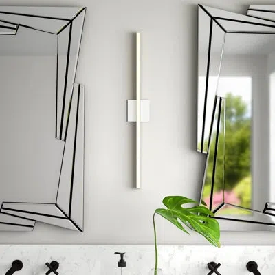 Sonneman Stix Led Vanity Light - 32" In Satin White