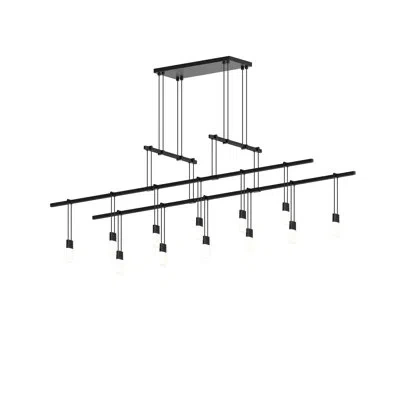 Sonneman Suspenders™ 12 - Light Kitchen Island Linear Led Pendant