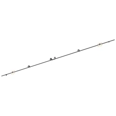 Sonneman Suspenders 6" High 4-light Satin Black Led Wall Mount
