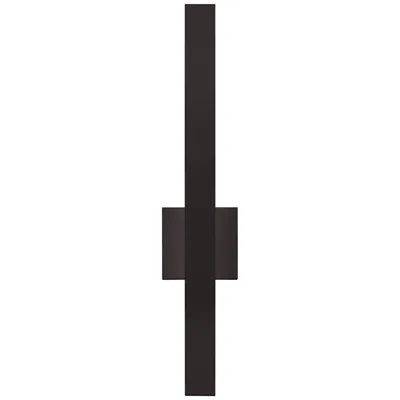 Sonneman Sword 24 1/4"h Textured Bronze Led Outdoor Wall Light
