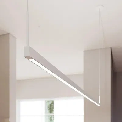 Sonneman Thin-line 1 - Light Satin White Led Pendant