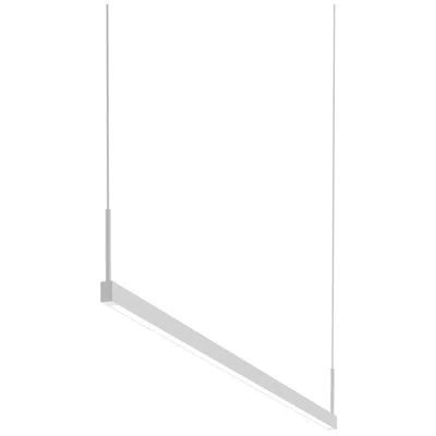 Sonneman Thin.line 48" Wide Satin White One-sided Led Pendant
