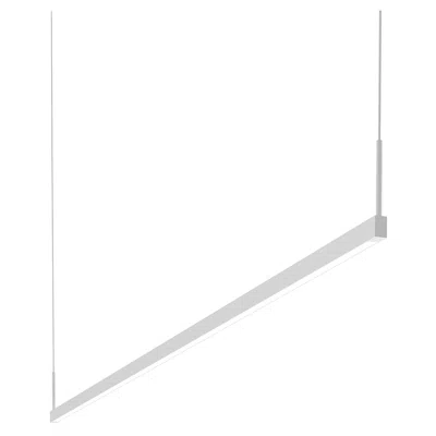 Sonneman Thin-line 72" Wide Satin White Led Linear Pendant