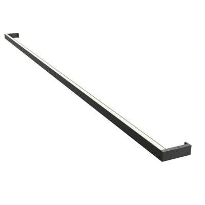 Sonneman Thin-line One-sided Led Wall Bar - 6' - 3000k In Satin Black