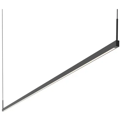 Sonneman Thin-line Two-sided Led Pendant 8' Satin Black 3000k 240" Cable