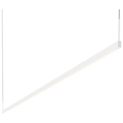 Sonneman Thin-line Two-sided Led Pendant 8' Satin White 3000k 240" Cable