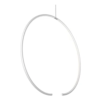 Sonneman Torc 24 1/2" Wide Satin White Led Pendant Light