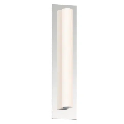 Sonneman Tubo Slim 1-light Dimmable Flush Mount In Polished Chrome