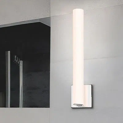 Sonneman Tubo Slim 1-light Flush Mount In Polished Chrome