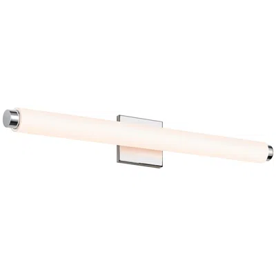Sonneman Tubo Slim 25 1/2" Chrome White Glass Led Bath Light
