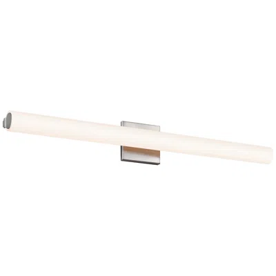 Sonneman Tubo Slim 32" Wide Satin Nickel Led Bath Light