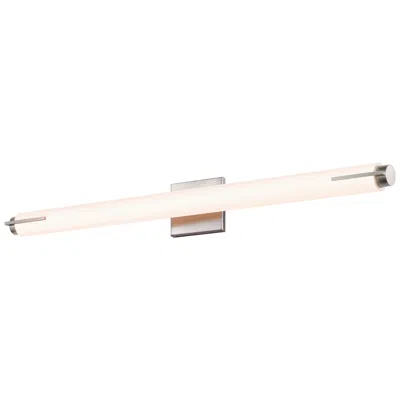 Sonneman Tubo Slim 33 1/2" Wide Satin Nickel Led Bath Light