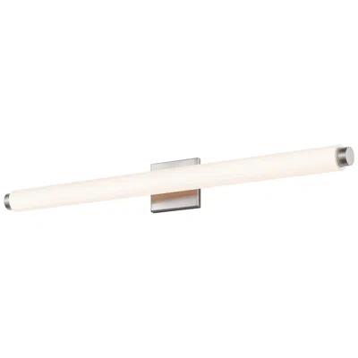 Sonneman Tubo Slim 33.5" Wide Satin Nickel Led Bath Light