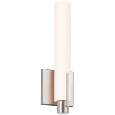 Sonneman Tubo Slim Led 12" Led Sconce - Satin Nickel