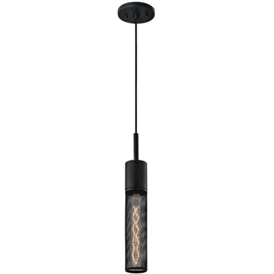Sonneman Urban Edge 2 3/4" Wide Textured Black Mini Pendant