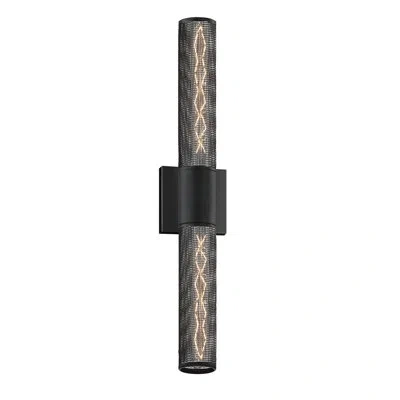 Sonneman Urban Edge 2-light Wall Sconce - Textured Black