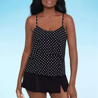 Sonnet Shores Tankini Swimsuit Top In Black
